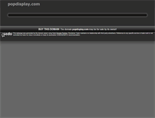 Tablet Screenshot of popdisplay.com